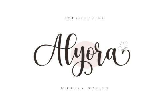 Alyora Script: Elevate Your Design with a Stylish Modern Script Font