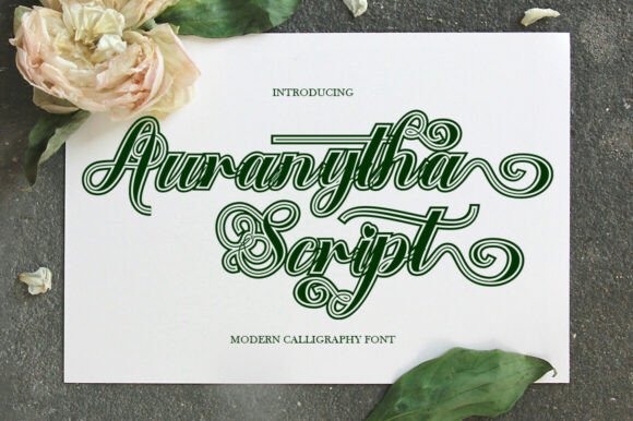Auranytha Script: A Modern Elegance in Typography
