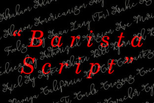 Barista Script: A Stylish Signature Font for Bold Design Impact