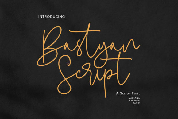 Bastyan Script: A Delicate Touch for Your Creations