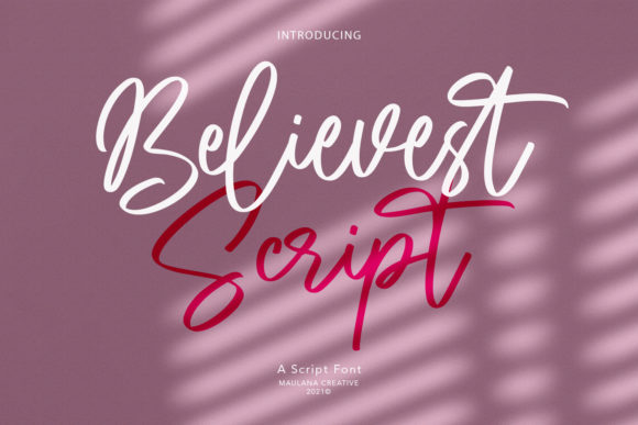 Believest Script: A Timeless Calligraphy-Inspired Font for Modern Design