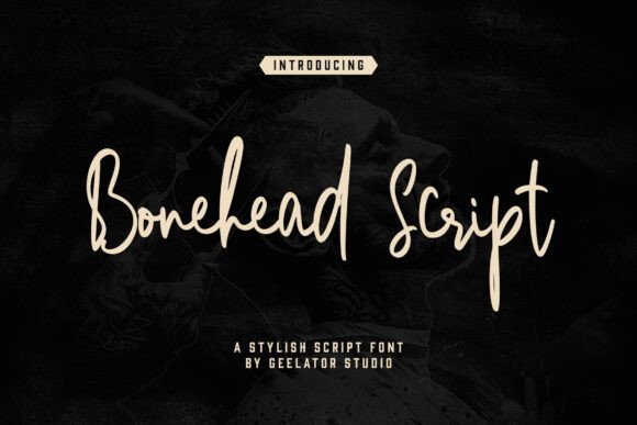 Bonehead Script Font