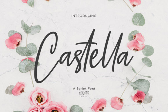 Castella Script: The Perfect Font for Creative Branding and Eye-Catching Designs