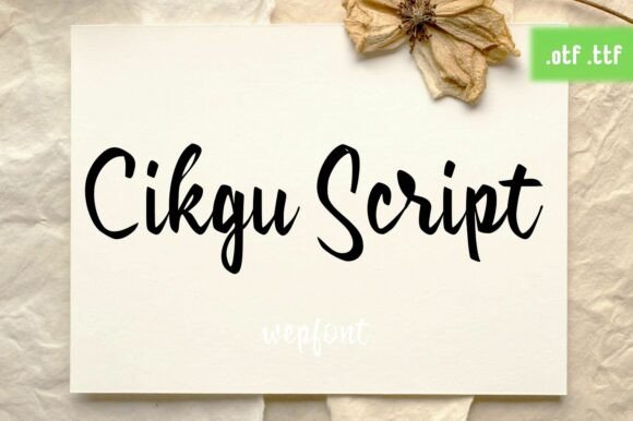 Cikgu Script: Infusing Authenticity into Your Design with Handcrafted Charm