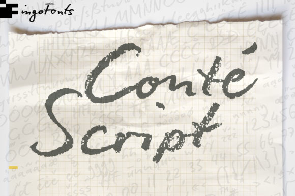 Conté Script Plus: Bring Authenticity to Your Designs