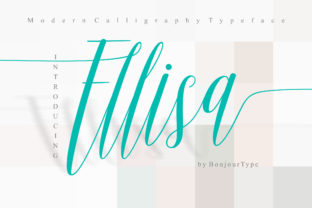Ellisa Script: A Light and Charming Font for Design