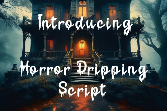 Horror Dripping Script: A Font That Captures the Essence of Thrill