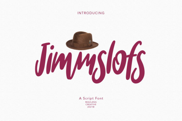 Jimmslofs Script: A Stylish Font for Creative Designs