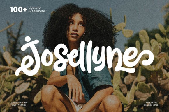 Josellyne Script Pro: A Bold Handwritten Typeface for Modern Design