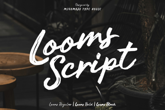 Looms Script: A Versatile Brush Script Font for Creative Projects