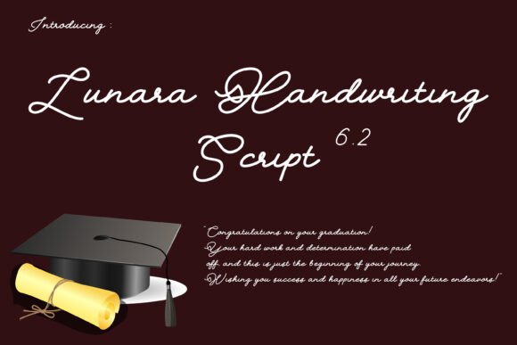 Lunara Handwriting Script 6.2: A Perfect Blend of Elegance and Versatility
