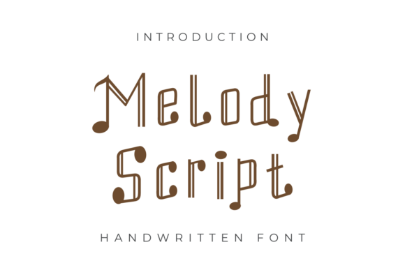 Melody Script: A Harmonious Font for Music-Inspired Design