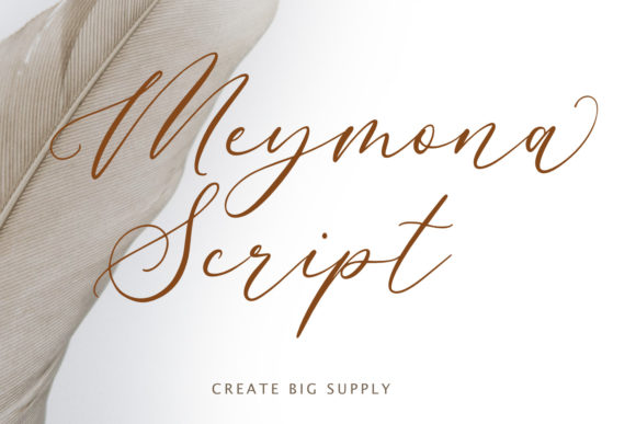 Meymona Script: A Graceful Font for Creative Expression