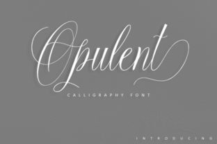 Opulent Script: Elevating Design with Elegance and Modern Relevance