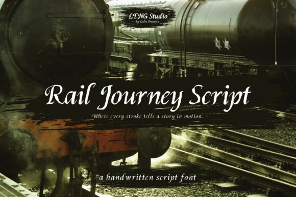 Rail Journey Script: A Nostalgic Font for Timeless Design