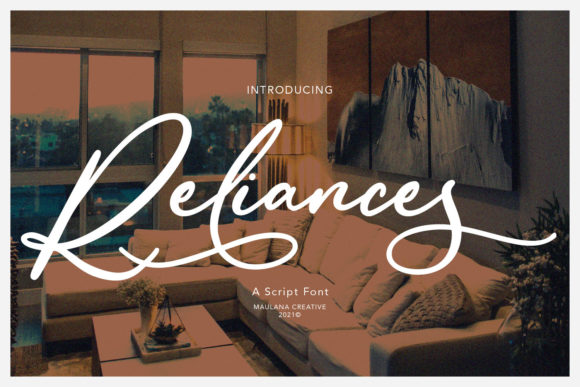 Reliances Script: A Stylish Handwritten Font for Modern Design