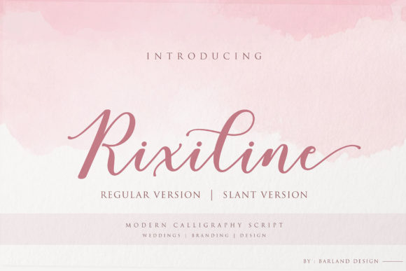 Rixiline Script: A Graceful Font for Modern Design and Typography