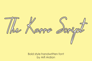 The Karrs Script: A Bold and Authentic Handwritten Font for Strategic Design