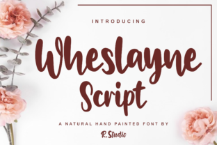 Wheslayne Script: A Handwritten Font with Authentic Charm
